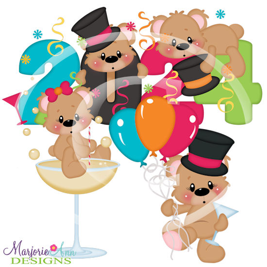 Benny & Belinda New Year 2024 SVG Cutting Files + Clipart - Click Image to Close